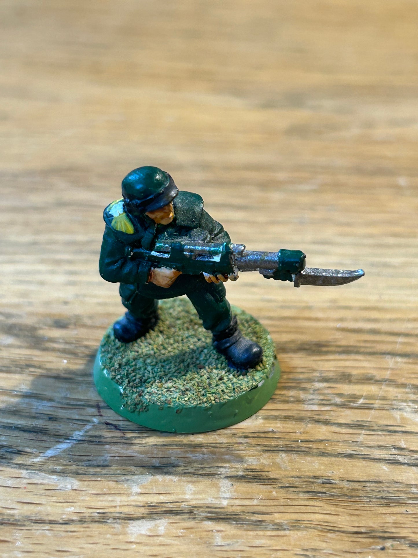 The Warhammer 40k imperial guard cadian trooper