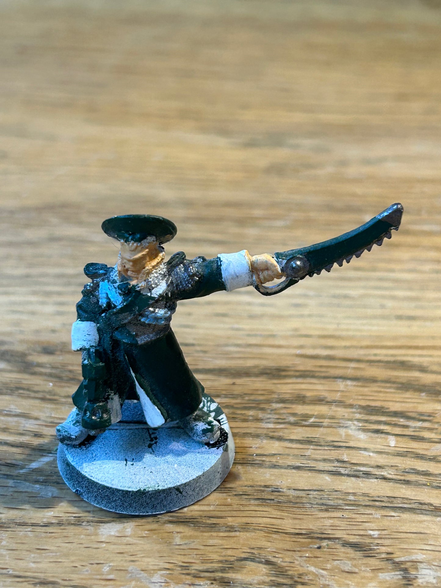 Warhammer 40k Valhallan Lieutenant Captain  Metal Astra Militarum Imperial Guard