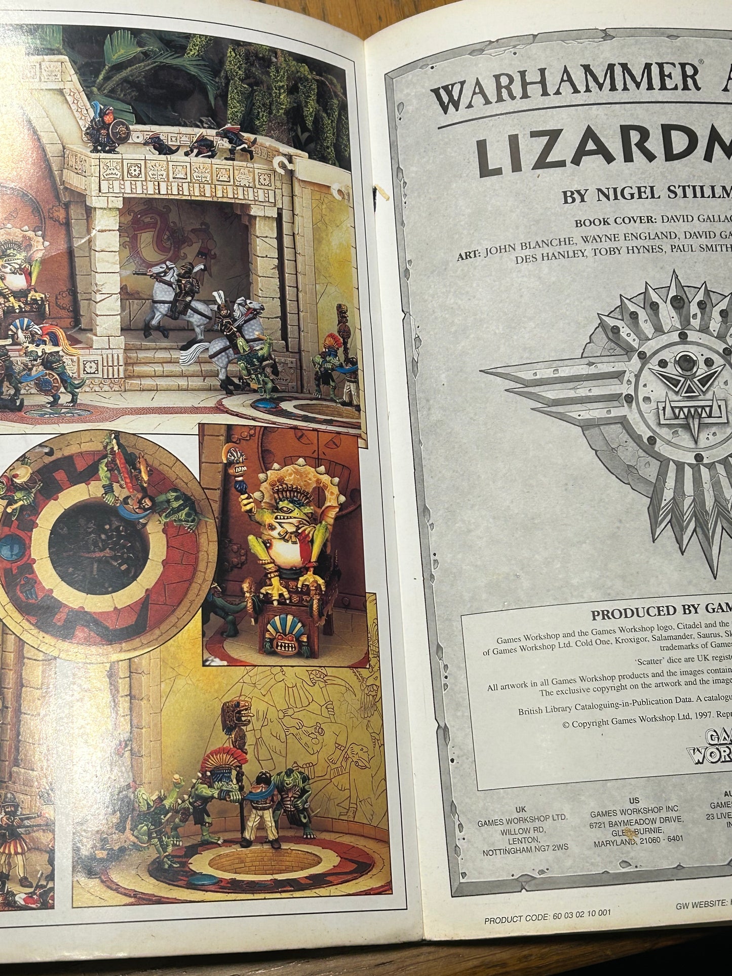 Warhammer Armies: Lizardmen Army Book 1997 5th Edition - Warhammer Fantasy