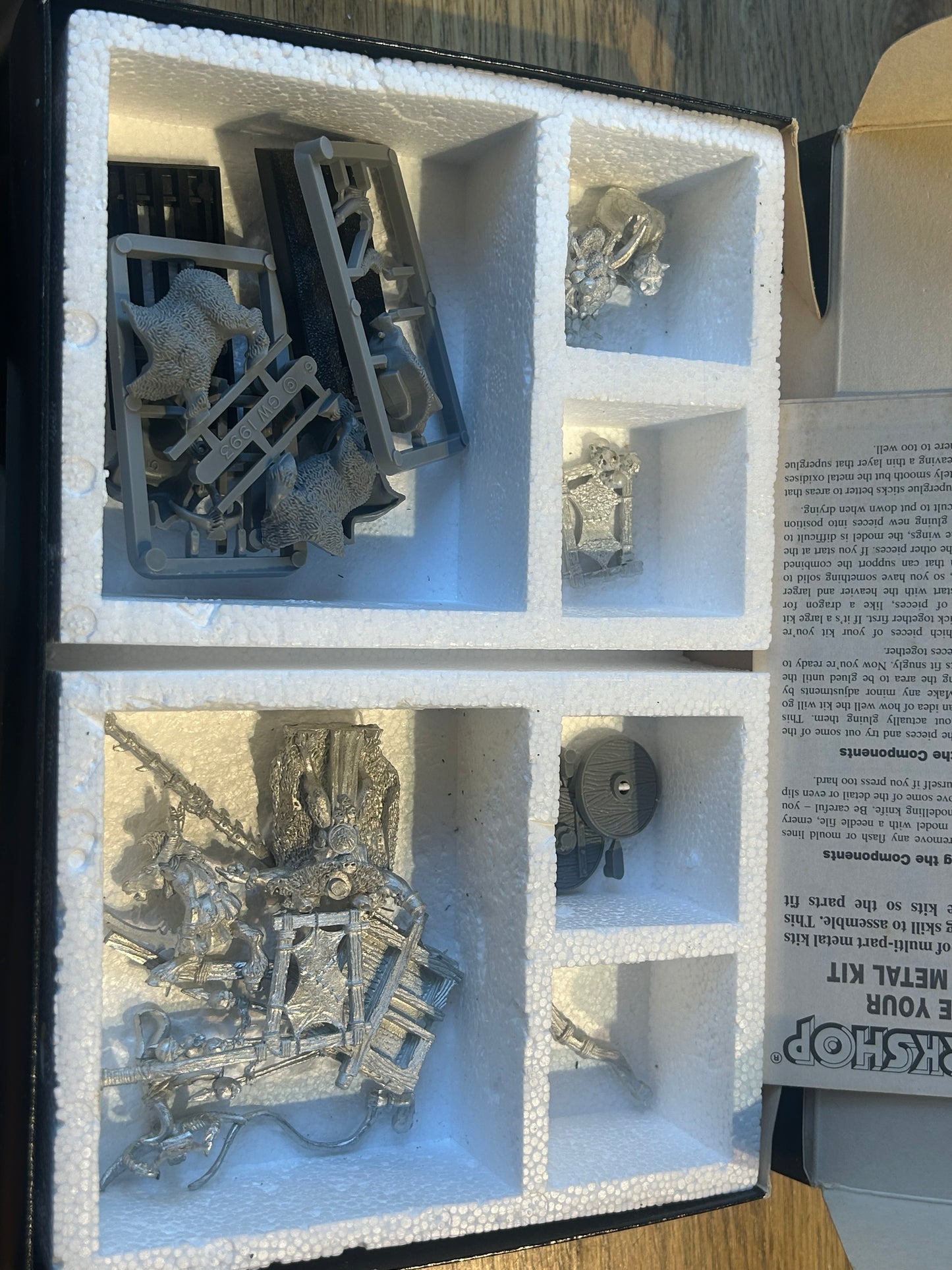 Citadel / Warhammer fantasy Metal Chaos Beastmen Gorthor The Beastlord in opened box unbuilt