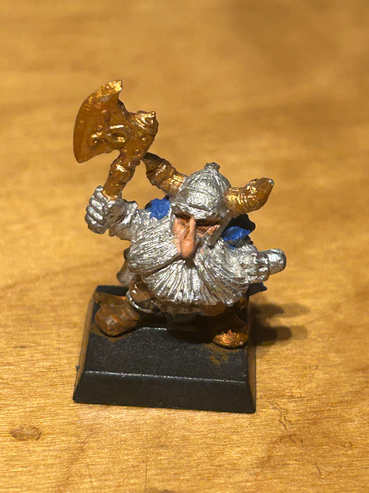 1987 Norse Dwarf 0302 23 Gerloc the Grim D2 Nordic Citadel Northern Warhammer fantasy