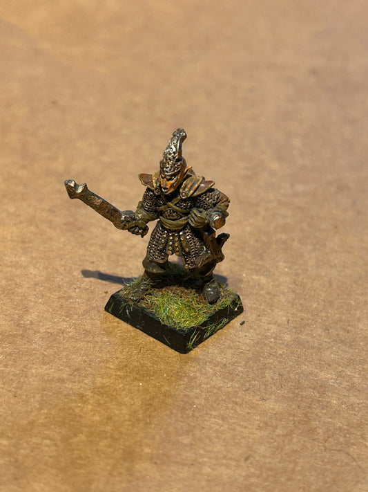 Citadel Warhammer 80s Reg Renown RR4 Mengil Manhide Dark Elf Trooper