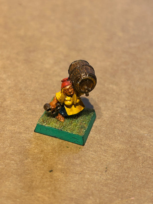 Rare OOP Citadel C11 Halflings - STIGWORT FACEBRACKET - Oldhammer Villager Wench
