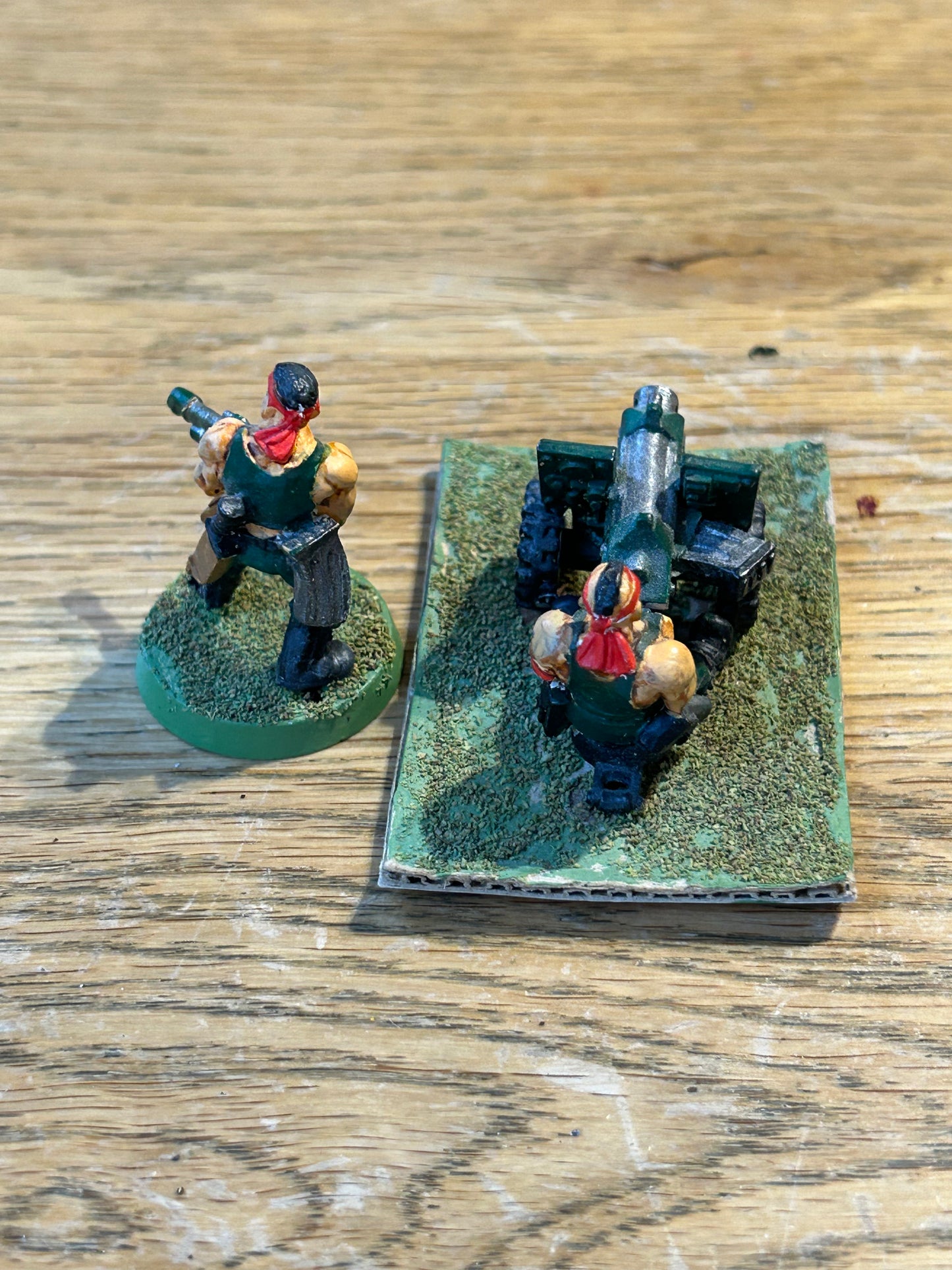 Catachan Jungle Fighter Heavy Bolter Team Metal Citadel 40k