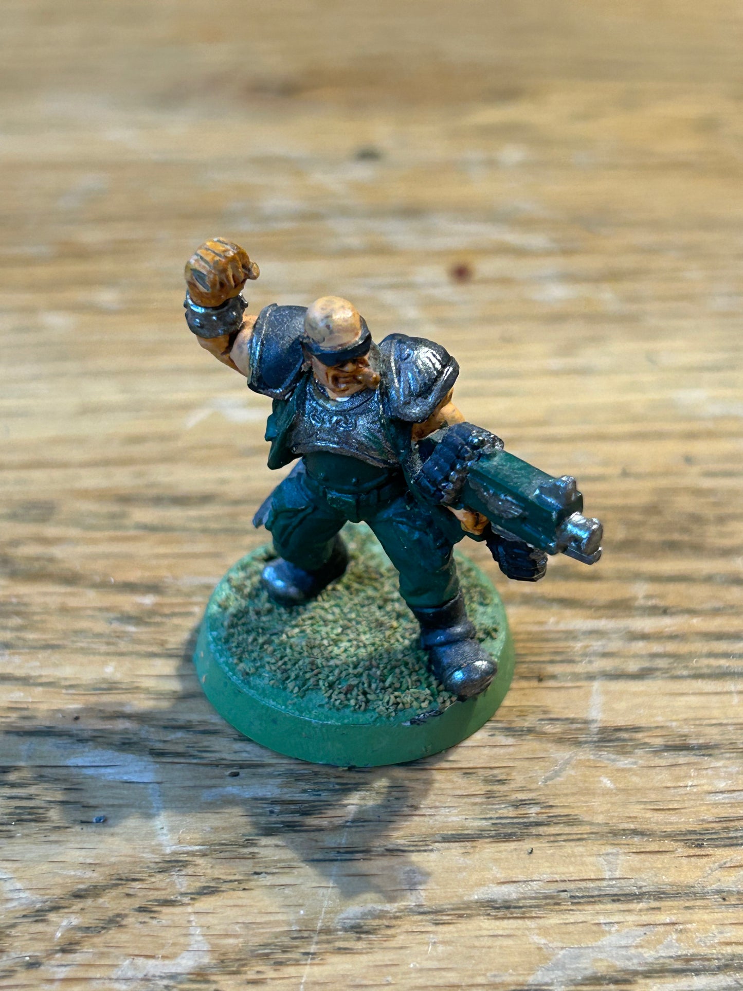 Classic Metal Catachan Lieutenant Commander Imperial Guard - Warhammer 40K