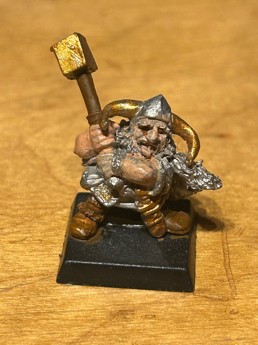 Games Workshop Warhammer Fantasy Metal Norse Dwarf With Hammer (88-11)