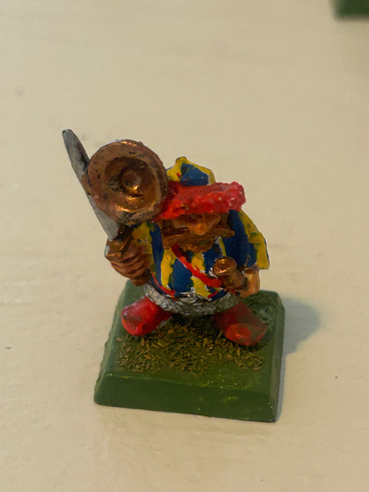 1988 Marauder Dwarf MM10/6 DC4 Command Group Musician MM10 Warhammer Army MM11