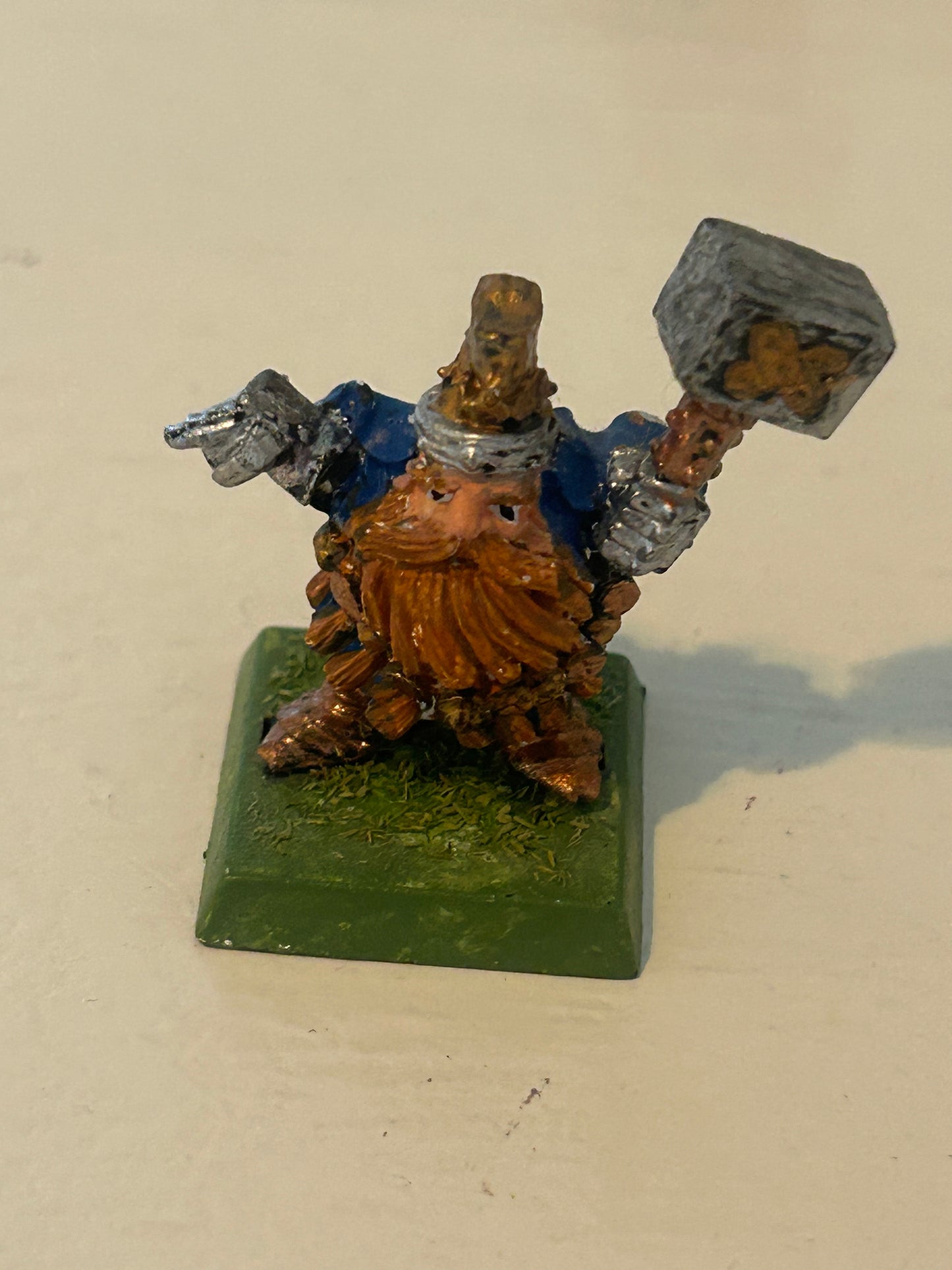 Games Workshop Warhammer fantasy Marauder Dwarf Dwarves General MM11/5 Command 1991 GW
