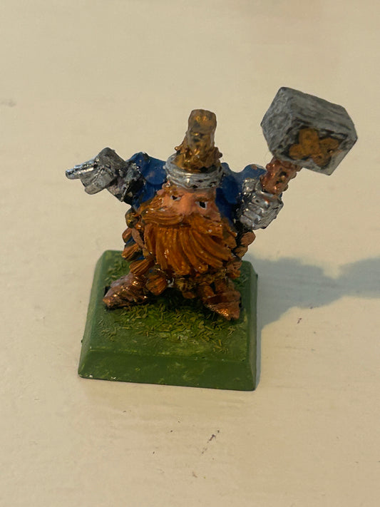 Games Workshop Warhammer fantasy Marauder Dwarf Dwarves General MM11/5 Command 1991 GW