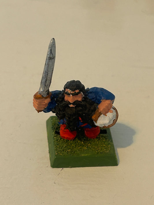 Warhammer fantasy marauder miniatures dwarf musician drummer MM11