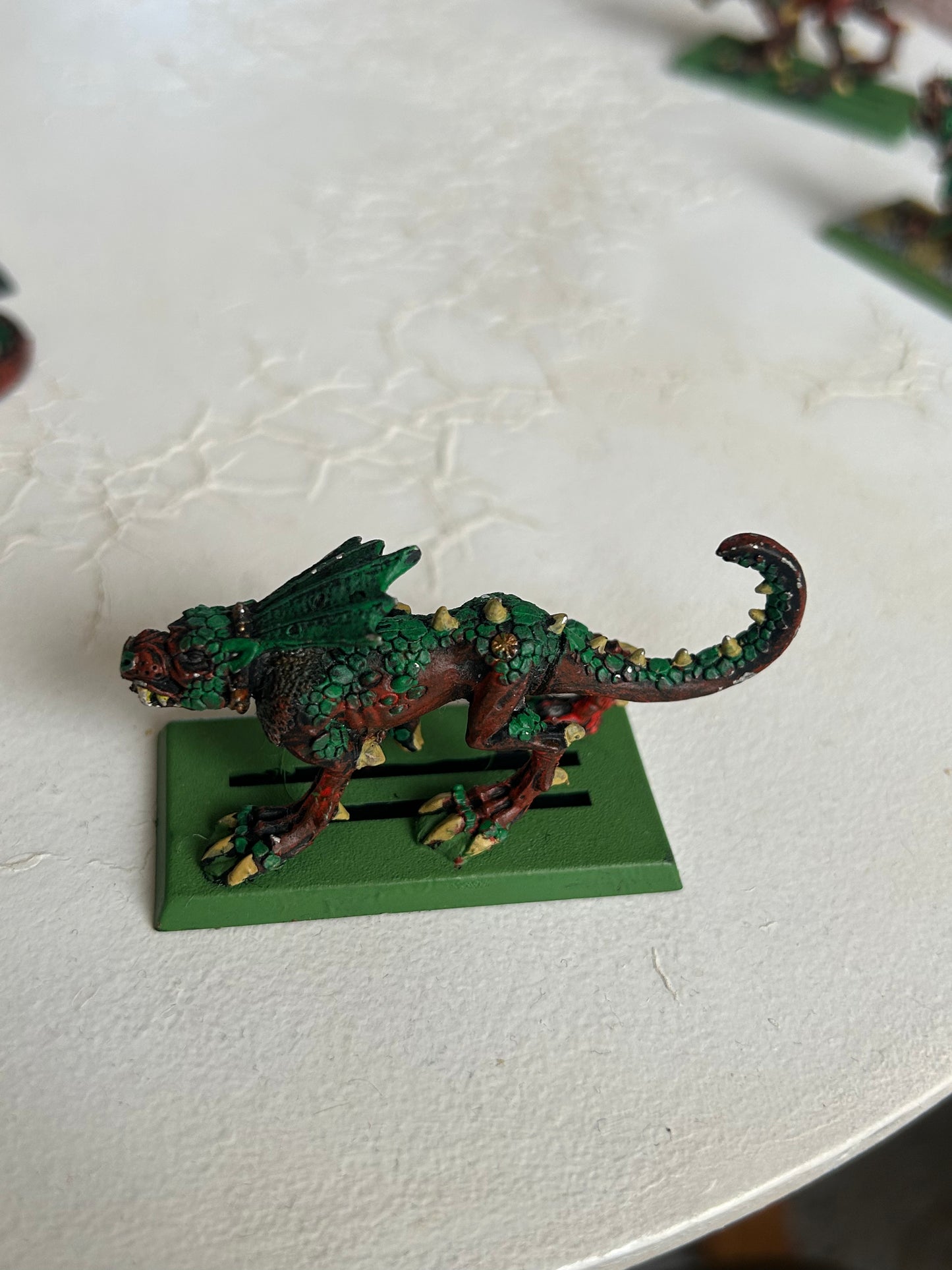 Warhammer fantasy flesh hound of Khorne warriors/daemons of chaos