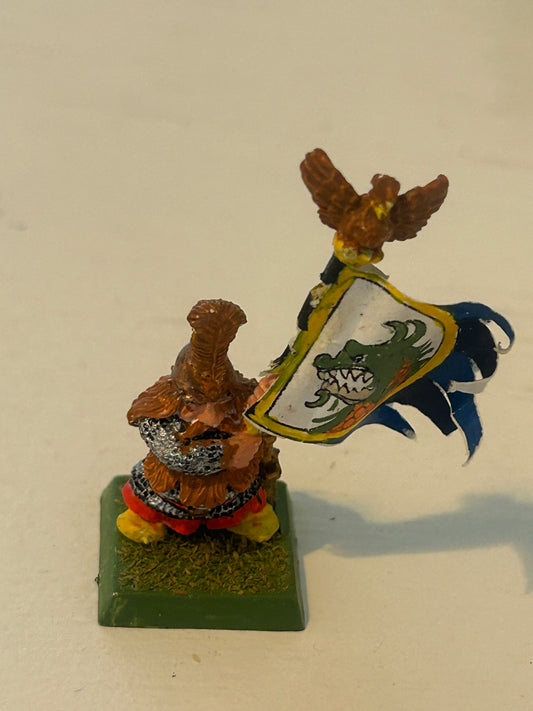 Warhammer fantasy marauder miniatures dwarf standard bearer