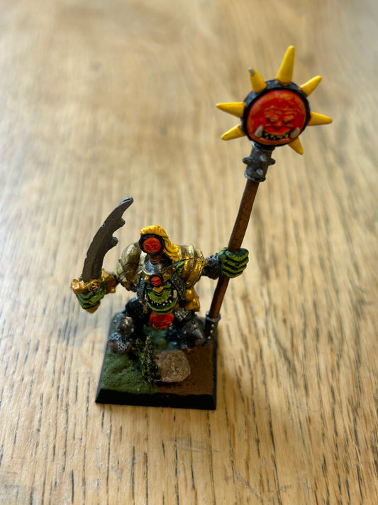 Warhammer fantasy orcs orc standard bearer