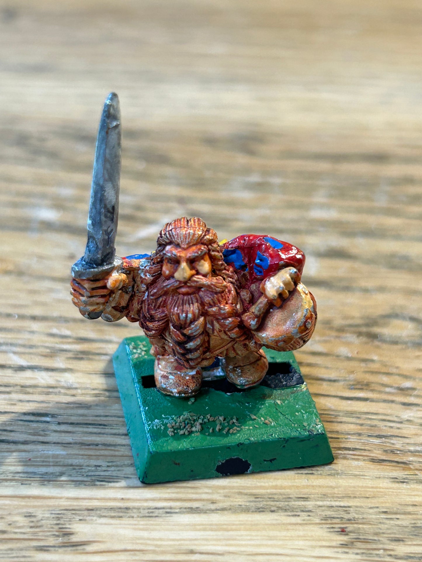 Warhammer fantasy marauder miniatures dwarf musician drummer MM11