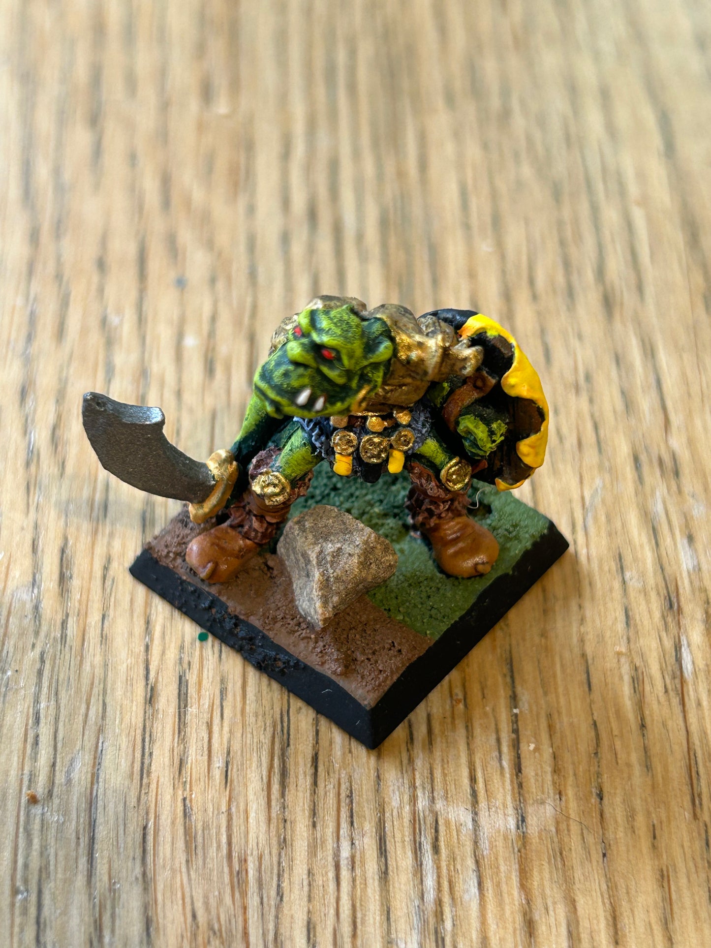Citadel 1980s Warhammer Fantasy Battle WFB  Metal C15 Orcs  - Orc - Officer