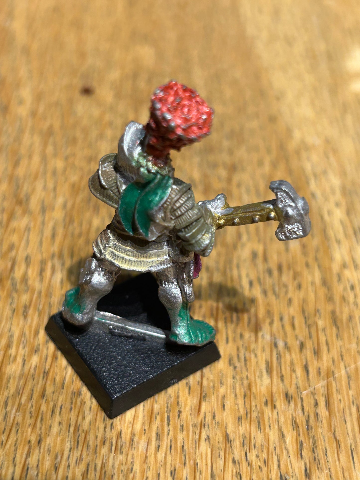 Warhammer Games Workshop Marauder Empire Reiksguard On Foot with hammer Mm65 Metal Old World