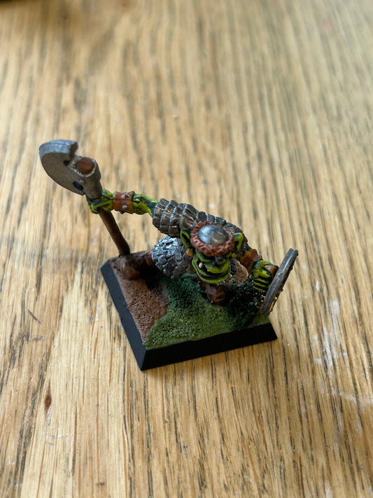Warhammer fantasy marauder miniatures orc with double handed axe