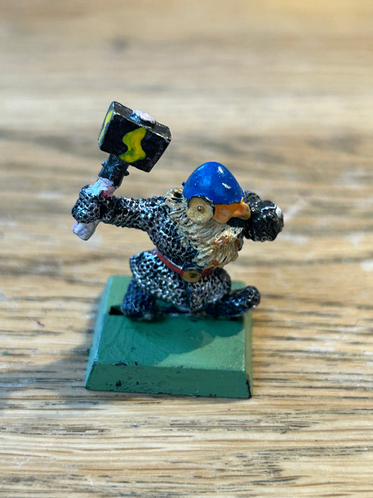 Marauder Dwarf w/ Hammer MM10 Metal Citadel 80s WFB DW3