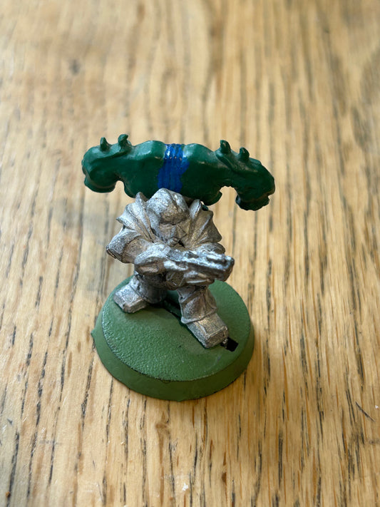 Rogue Trader Chaos Squat In Power Armour Space Dwarf Metal Citadel