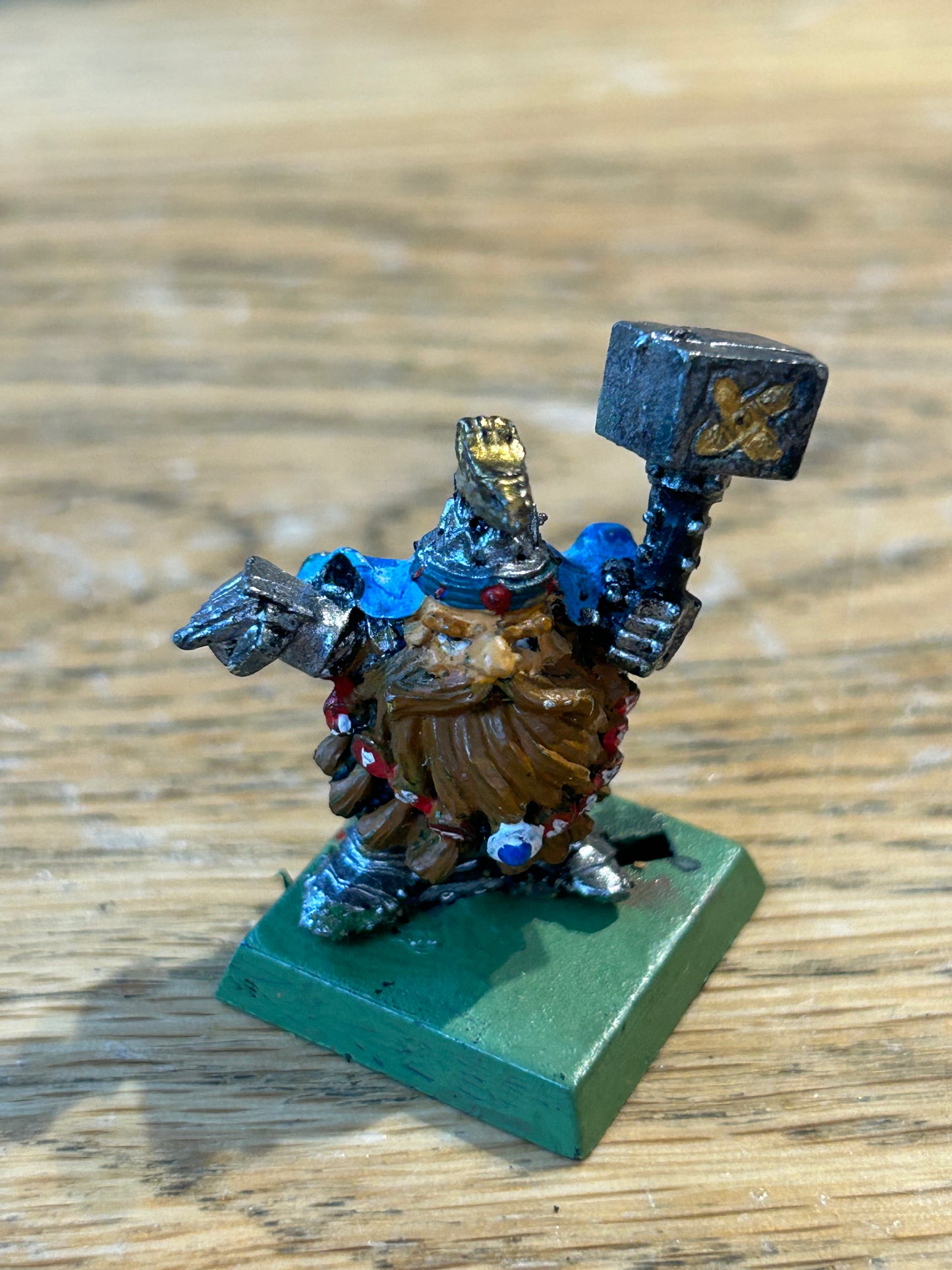 Games Workshop Warhammer fantasy Marauder Dwarf Dwarves General MM11/5 Command 1991 GW