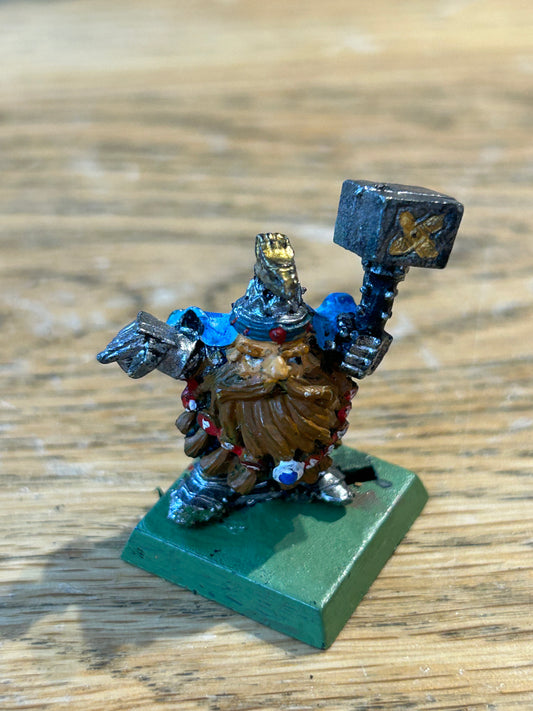 Games Workshop Warhammer fantasy Marauder Dwarf Dwarves General MM11/5 Command 1991 GW
