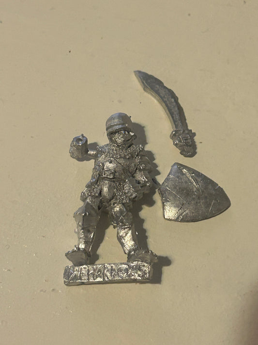 Diehard miniatures Obsidian Legion-Skeletal Renowned Regiment skeleton with sword