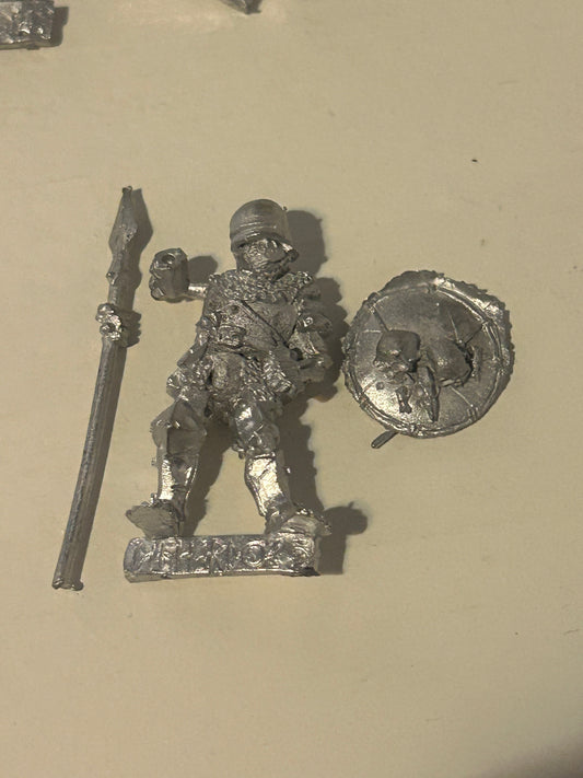 Diehard miniatures Obsidian Legion-Skeletal Renowned Regiment skeleton with spear