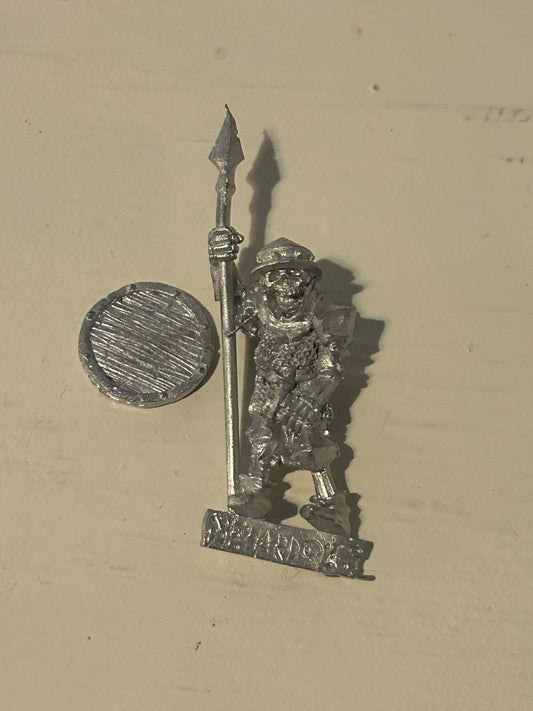 Diehard miniatures Obsidian Legion-Skeletal Renowned Regiment skeleton with spear
