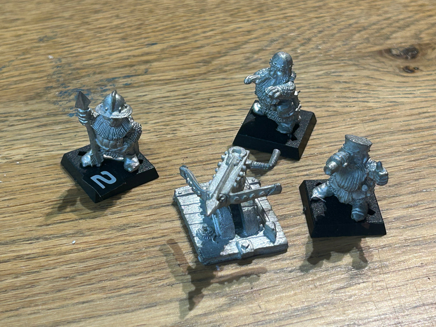 DWARF 4362 bolt thrower with 3 crew Dwarfs  Army Warhammer fantasy