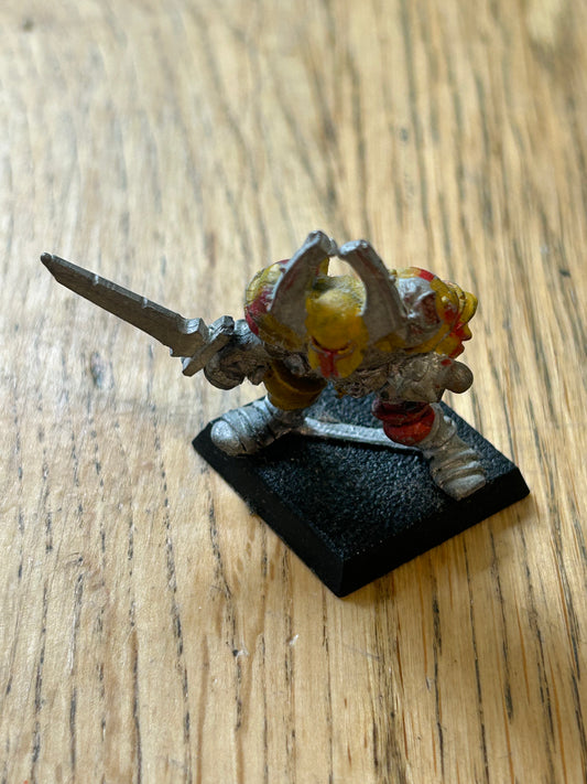 1987 Chaos Warrior 0204 17 CH3 Vile the Twisted Citadel Champion Warhammer Army