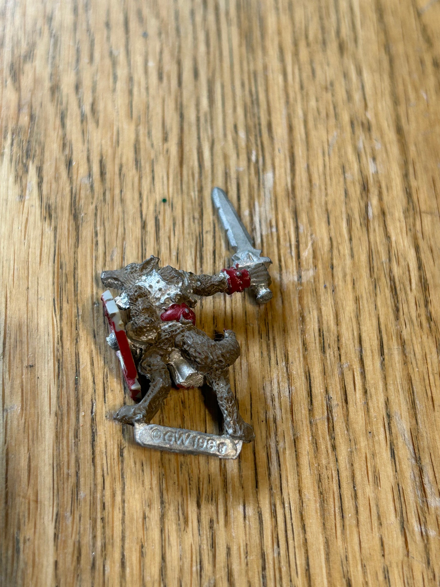 Beastman of Khorne Khorngor with sword 0220 Metal Citadel Realms of Chaos warhammer fantasy