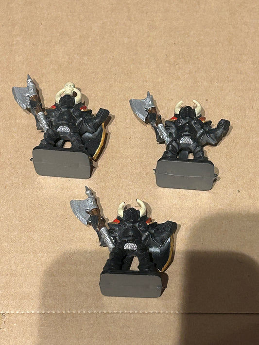 Warhammer fantasy heroquest chaos warrior x3 (all converted)