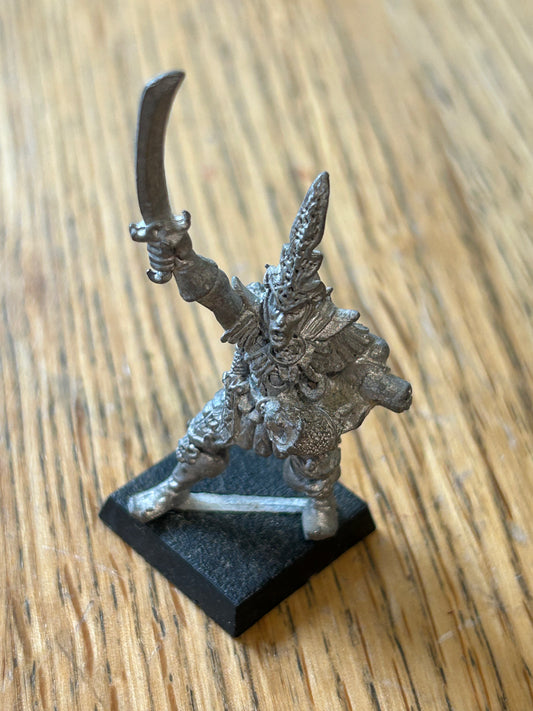 CITADEL WARHAMMER OOP 1980s MENGIL MANHIDES DARK ELF REGIMENT MUSICIAN