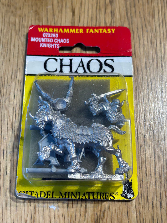 Warhammer fantasy warriors of chaos mounted chaos knight sealed blister 073253