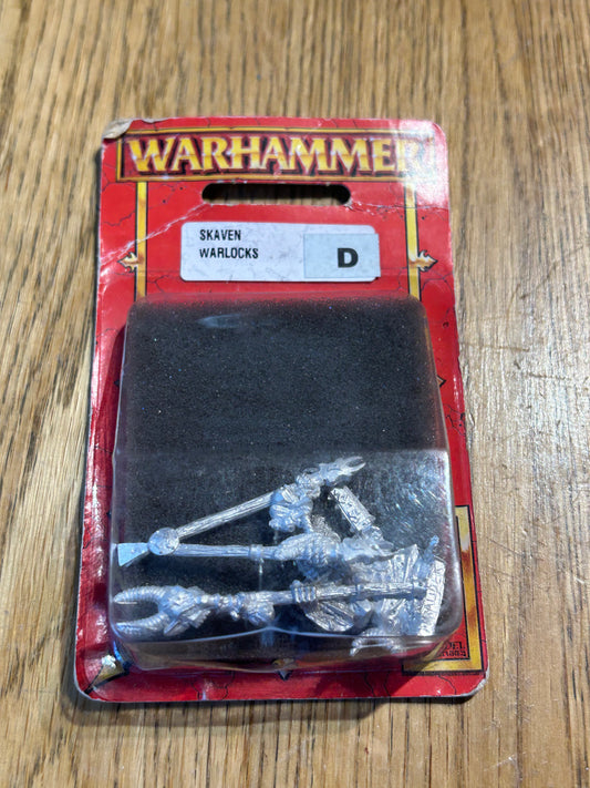 Warhammer fantasy Skaven Warlock, Sealed Blister, 1998