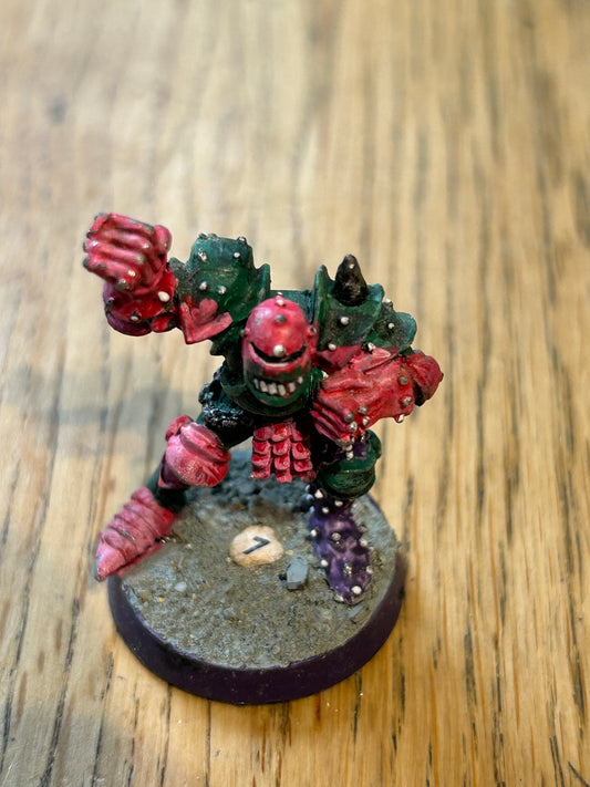 Citadel Warhammer 80s Blood Bowl Chaos Star Player Duke Luthor von Hawkfire