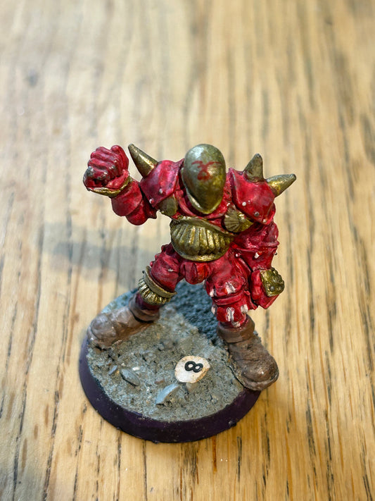 Games Workshop Blood Bowl Chaos Star Player Galmen Goreblade metal