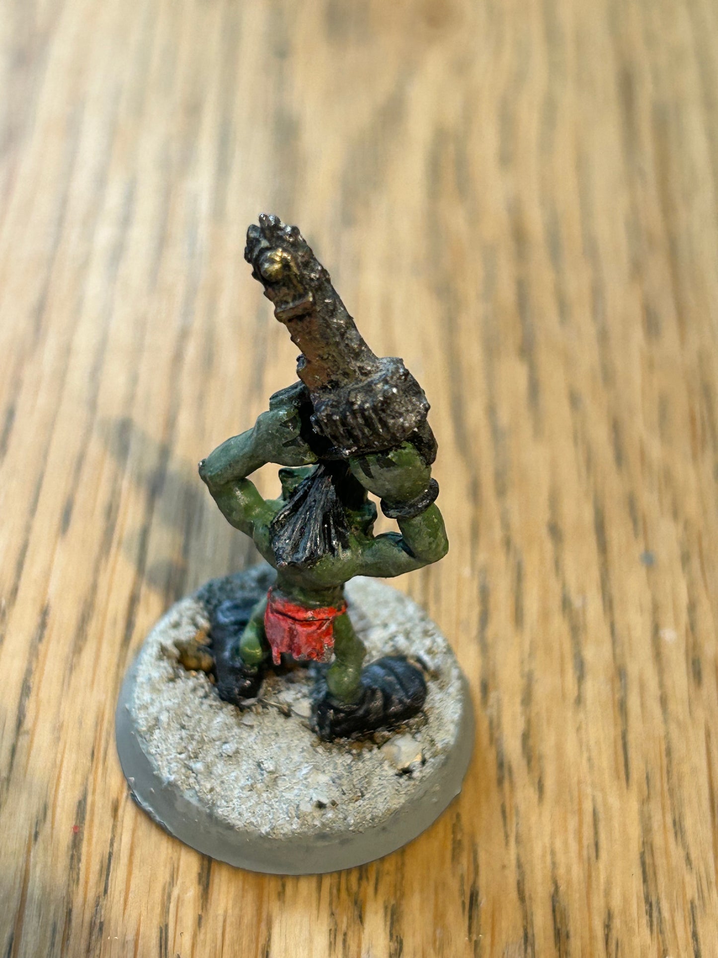 Games Workshop Bloodbowl Goblin Chainsaw Wielding Loony 1988 Goblins BB103