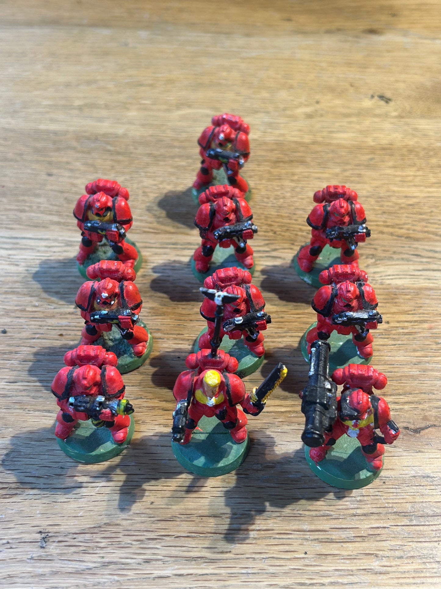 Warhammer 40k space marine plastic tactical squad