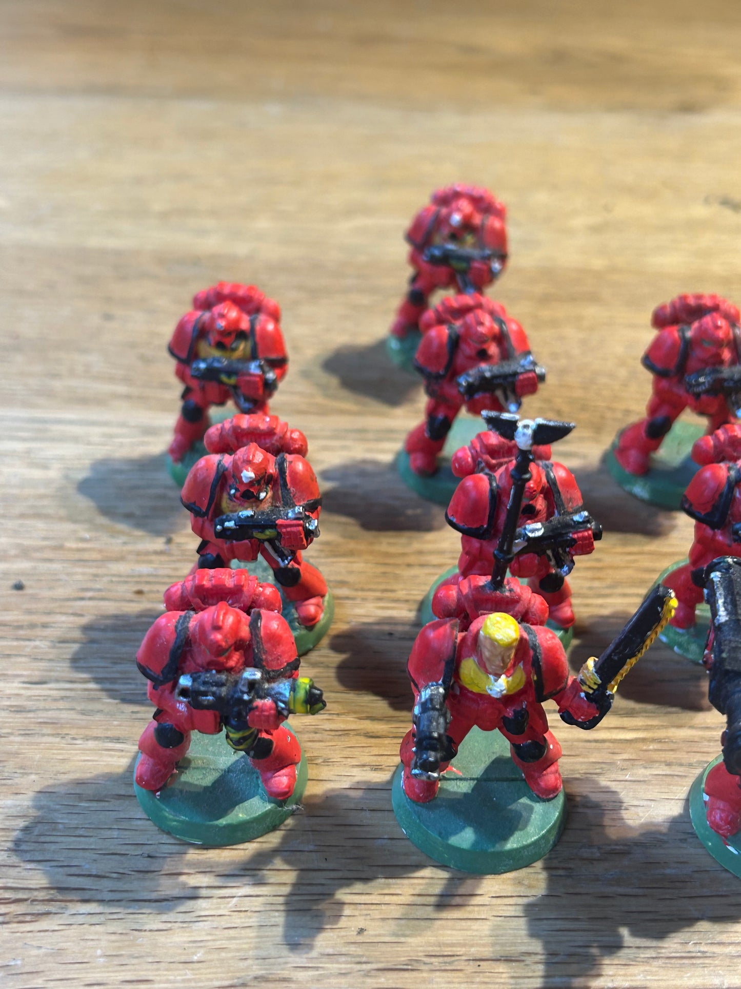 Warhammer 40k space marine plastic tactical squad
