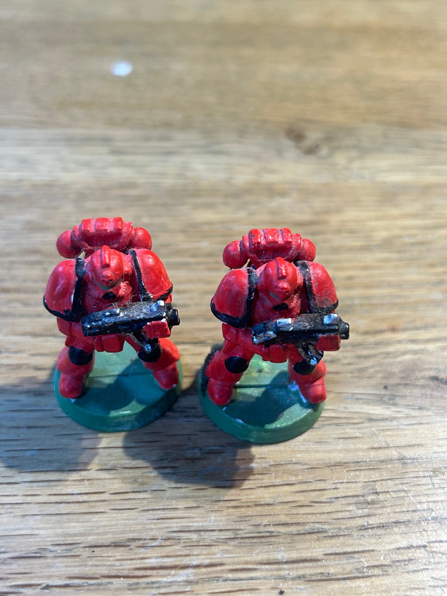 Warhammer 40k space marine monopose second edition x2