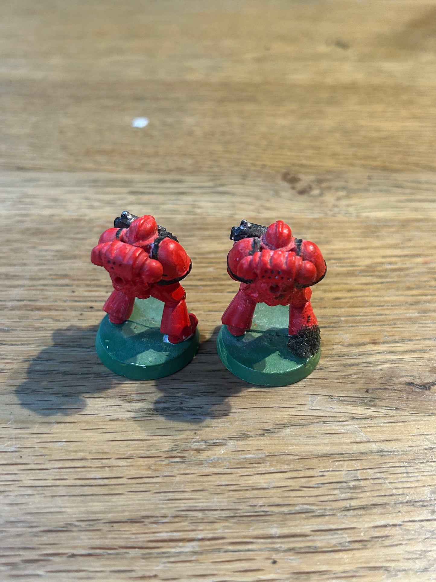 Warhammer 40k space marine monopose second edition x2