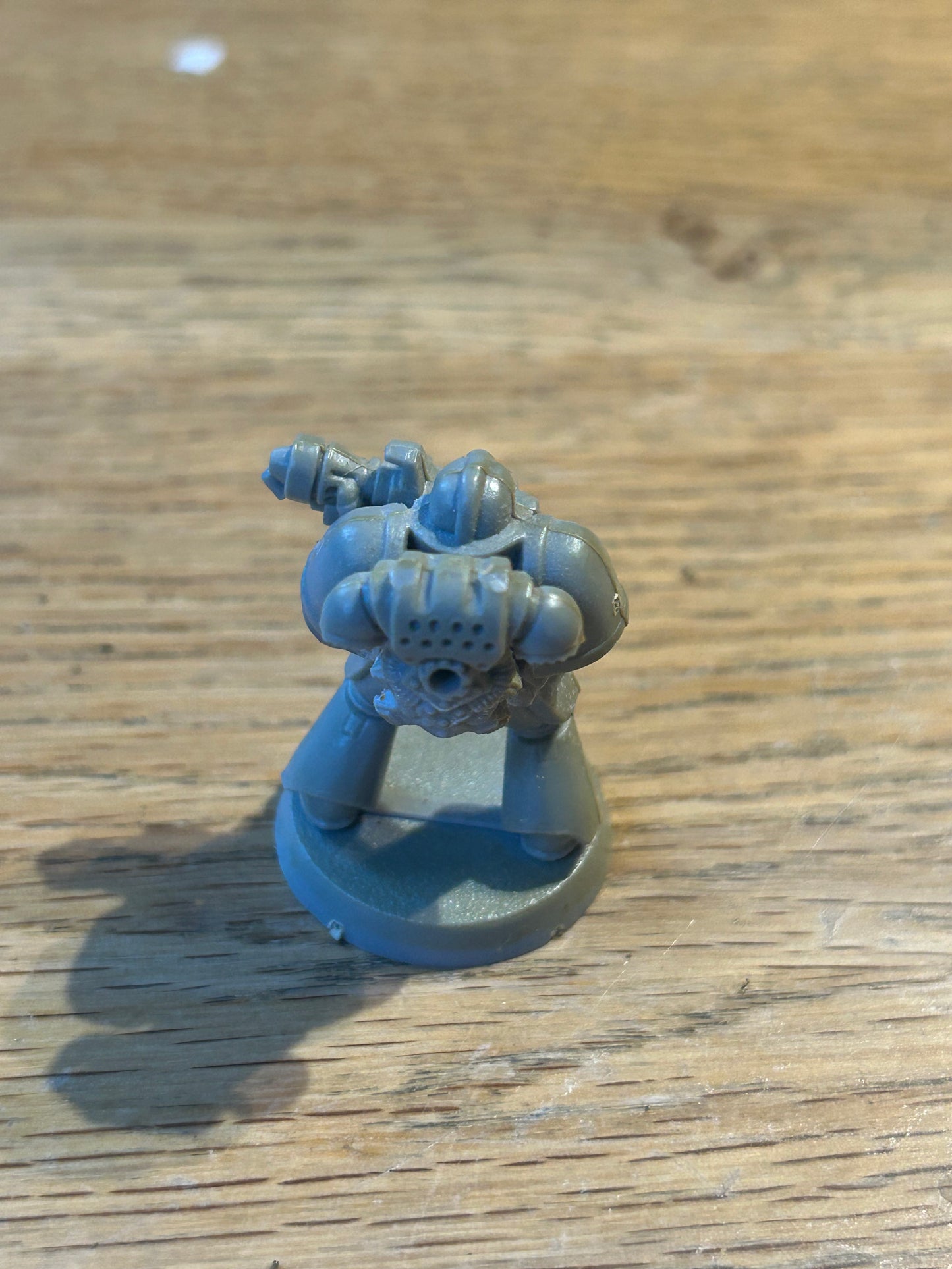 Warhammer 40k space marine with flamer monopose second edition