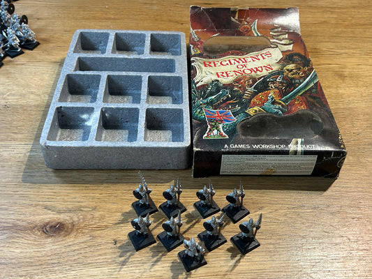 Warhammer Regiment Of Renown Empire RR17 Knights Of The Avenging Flame NIB (8 troopers and musician)