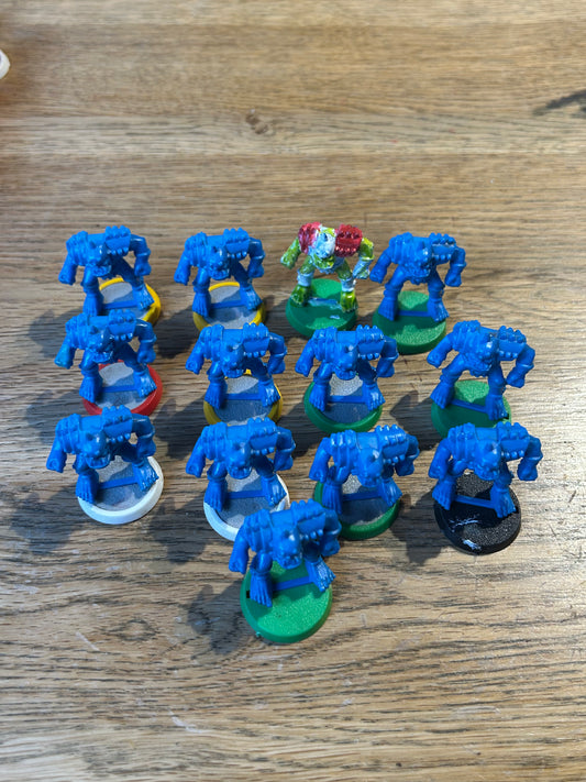 Bloodbowl second edition plastic orc lineman x13