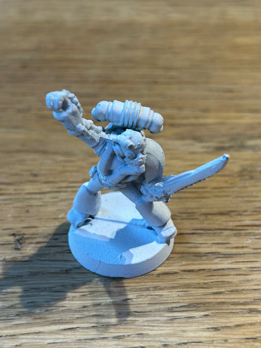 Warhammer 40K Rogue Trader Space Marine RT101 Captain Dozier Metal