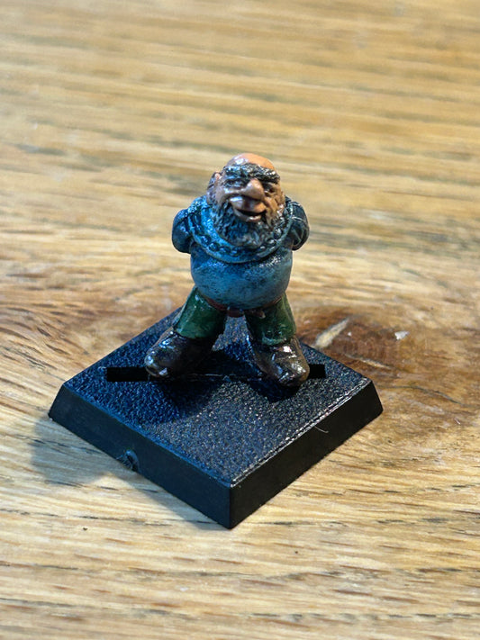 1985 Dwarf Villager 0309 24 D7 Citizen Citadel Warhammer Townsfolk Dwarven AD&D