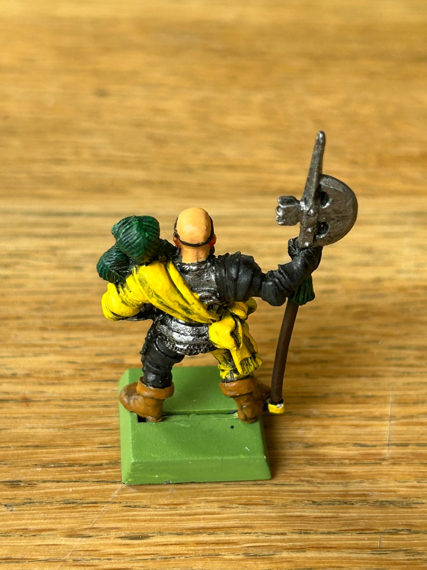 Warhammer Fantasy Old World Empire Hero Captain with halberd and eyepatch