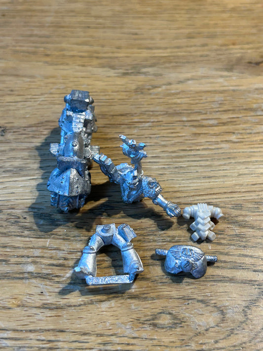 Warhammer 40k Rogue Trader  Chaplain & Devotion Banner On Bike OOP