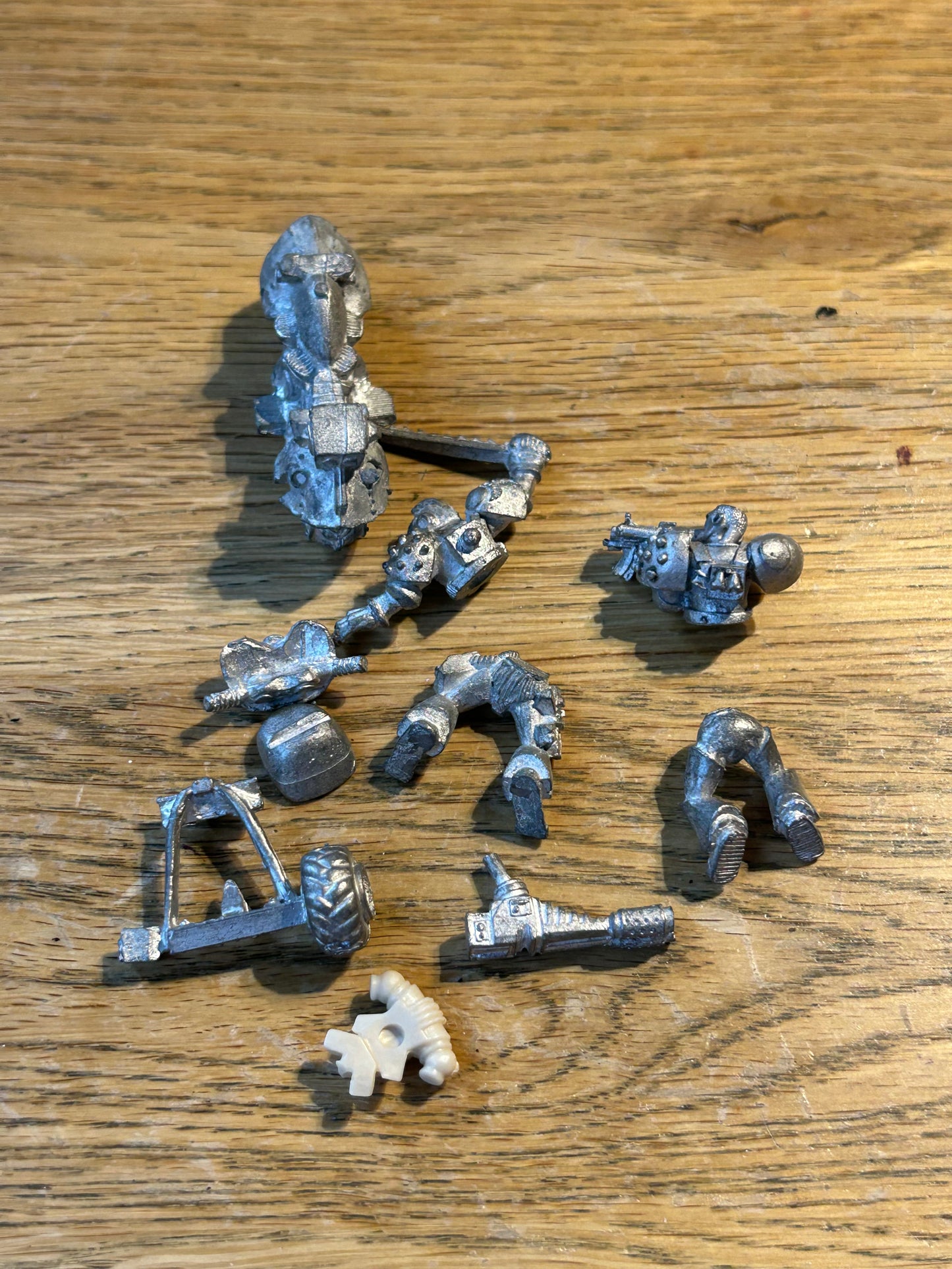 Warhammer 40k Rogue Trader medic with chainsword On Bike with sidecar